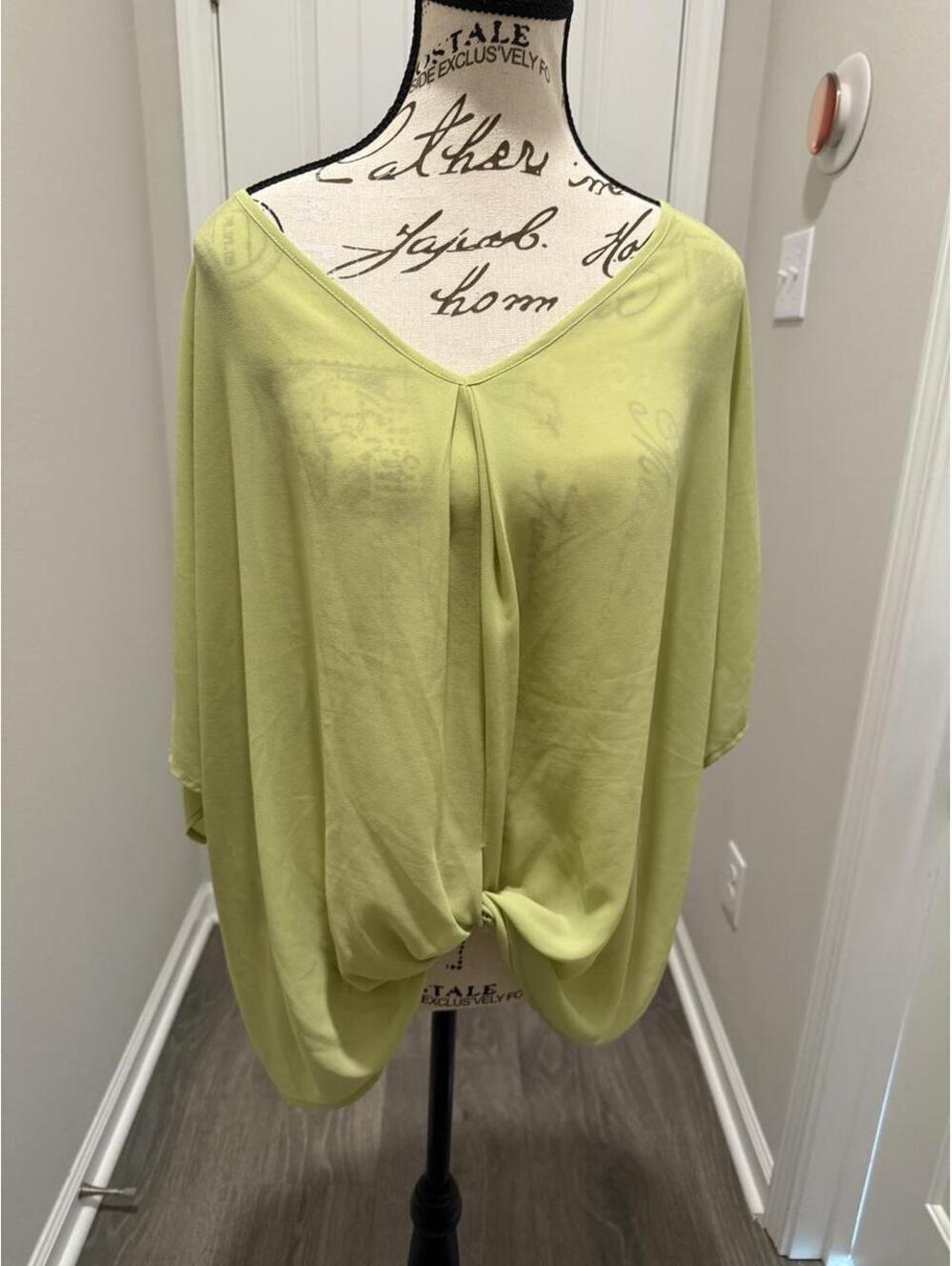 She + Sky Green translucent blouse. #workwear #goingout